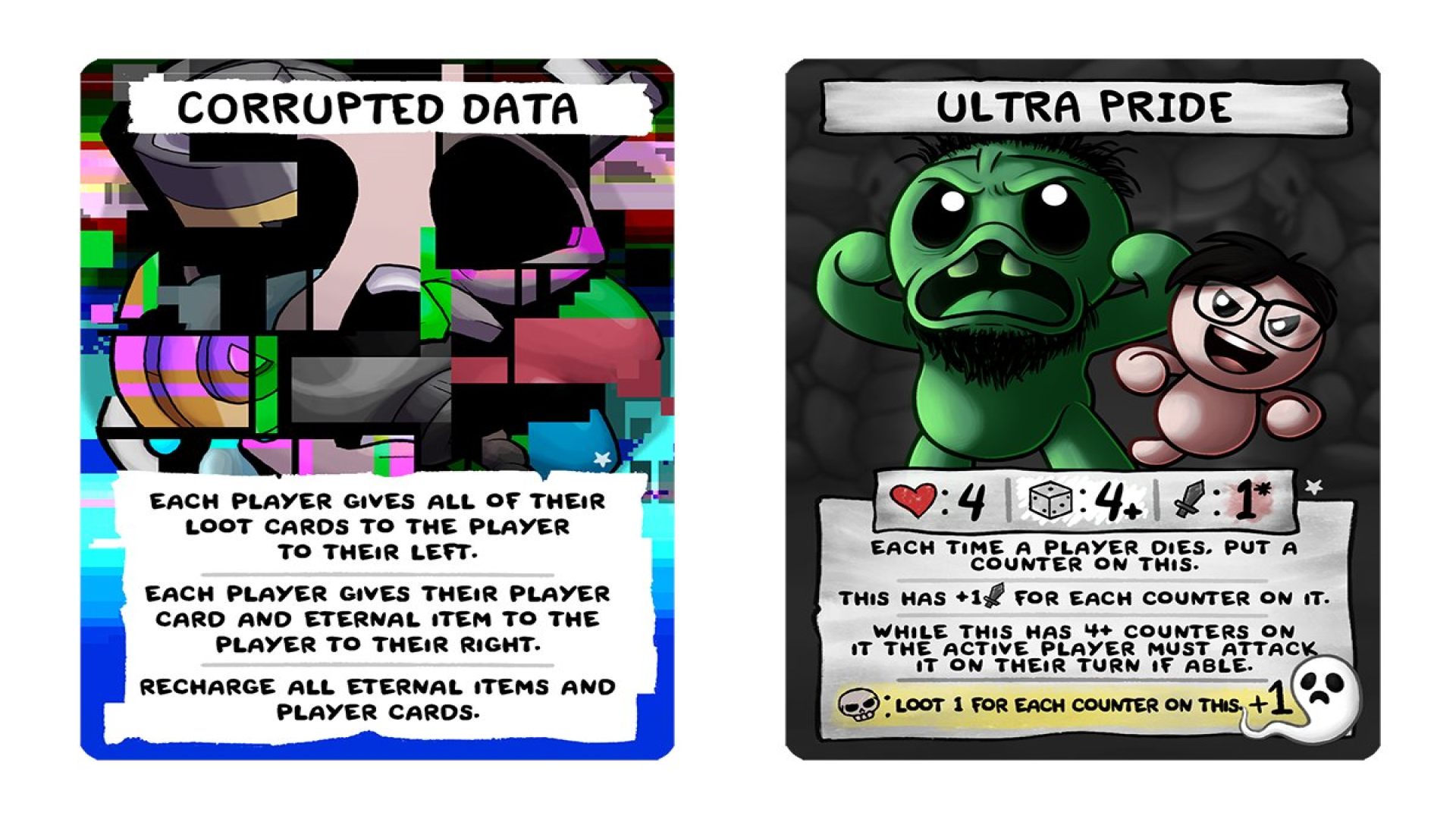 The Binding of Isaac Four Souls reincarnates on Kickstarter with